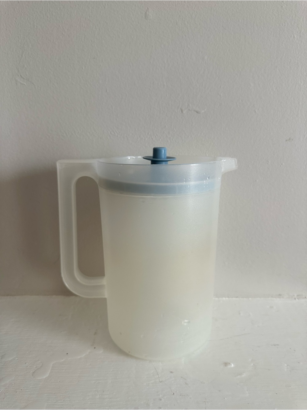 Vintage Tupperware Clear Frosted Pitcher